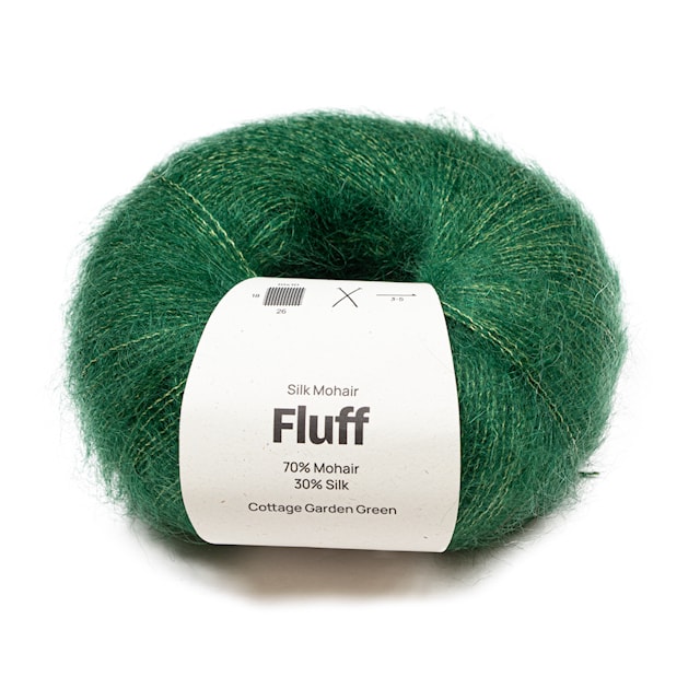Silk Mohair Fluff 25 gr Cottage Garden green A803 Adlibris
