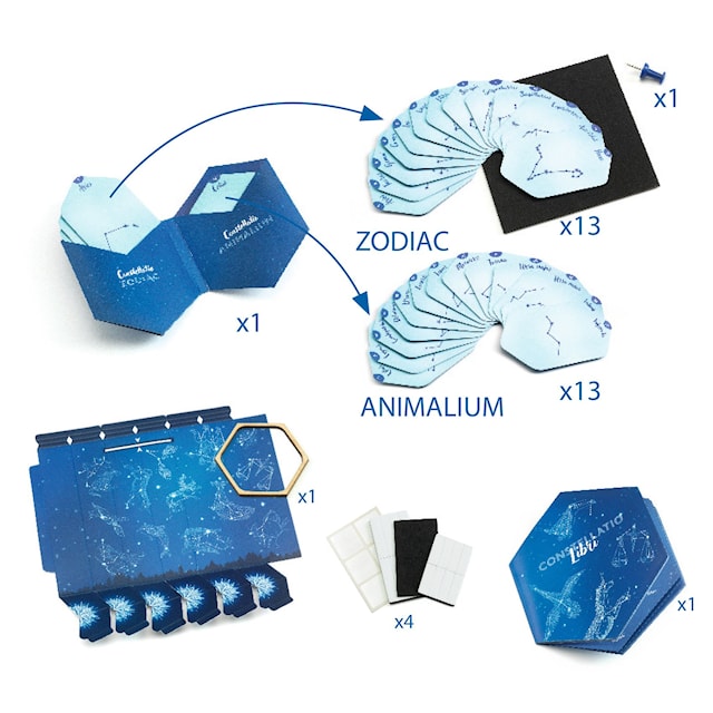 Produktbild 5 för DIY-Kit Stjärnbilder & Bygg en Stjärnbildsvisare Djeco