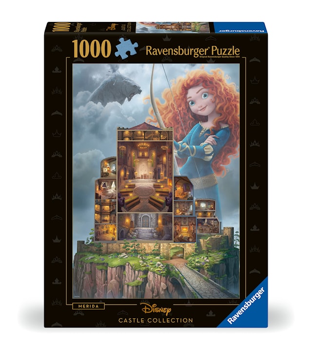 Produktbild 1 för Disney Castles Merida Pussel 1000 bitar, Ravensburger