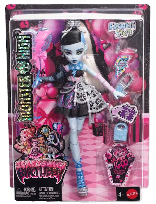 Tuotekuva 6 - Monster High Scary Sweet Birthday Nukke Frankie