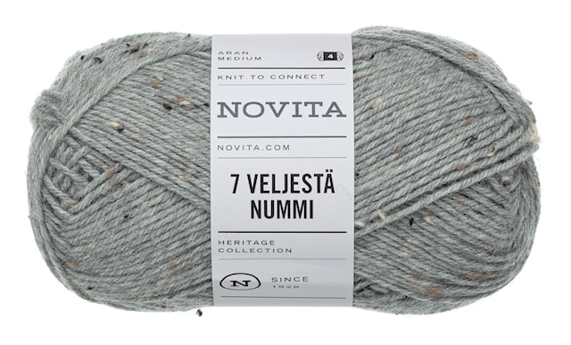 Produktbild 1 för 7 Bröder Nummi Garn Ullmix 100 g Morän 946 Novita