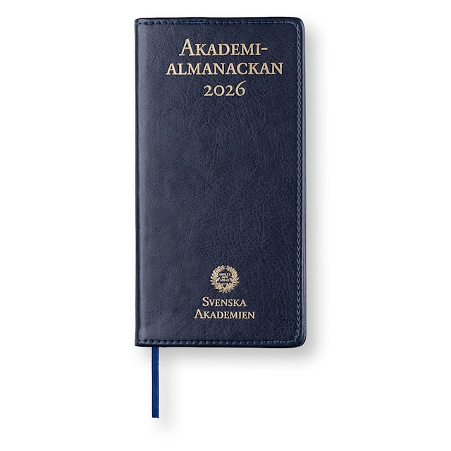 Produktbild 1 för Akademialmanackan 2026 Pocket Navy Svenska Akademien