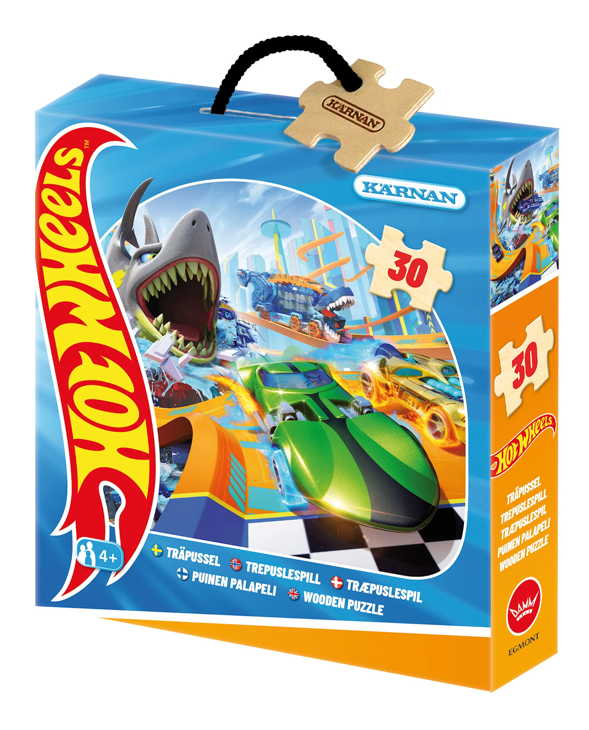 Tuotekuva ille Puupalapeli Hot Wheels 30 palaa, Kärnan