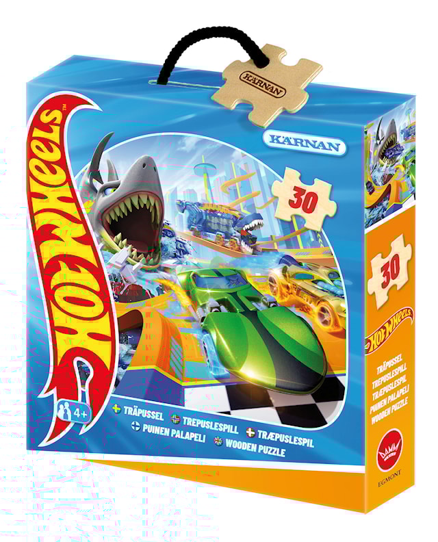 Tuotekuva 1 - Puupalapeli Hot Wheels 30 palaa, Kärnan