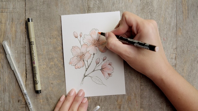 Tuotekuva 3 - Alkuperäinen setti Sakura Creative Art Kit Kirsikankukka