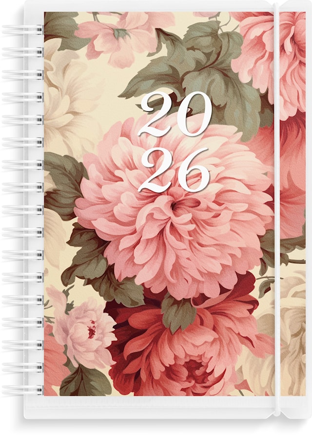 Produktbild 1 för Kalender 2026 A6 Weekly 4i1 Burde