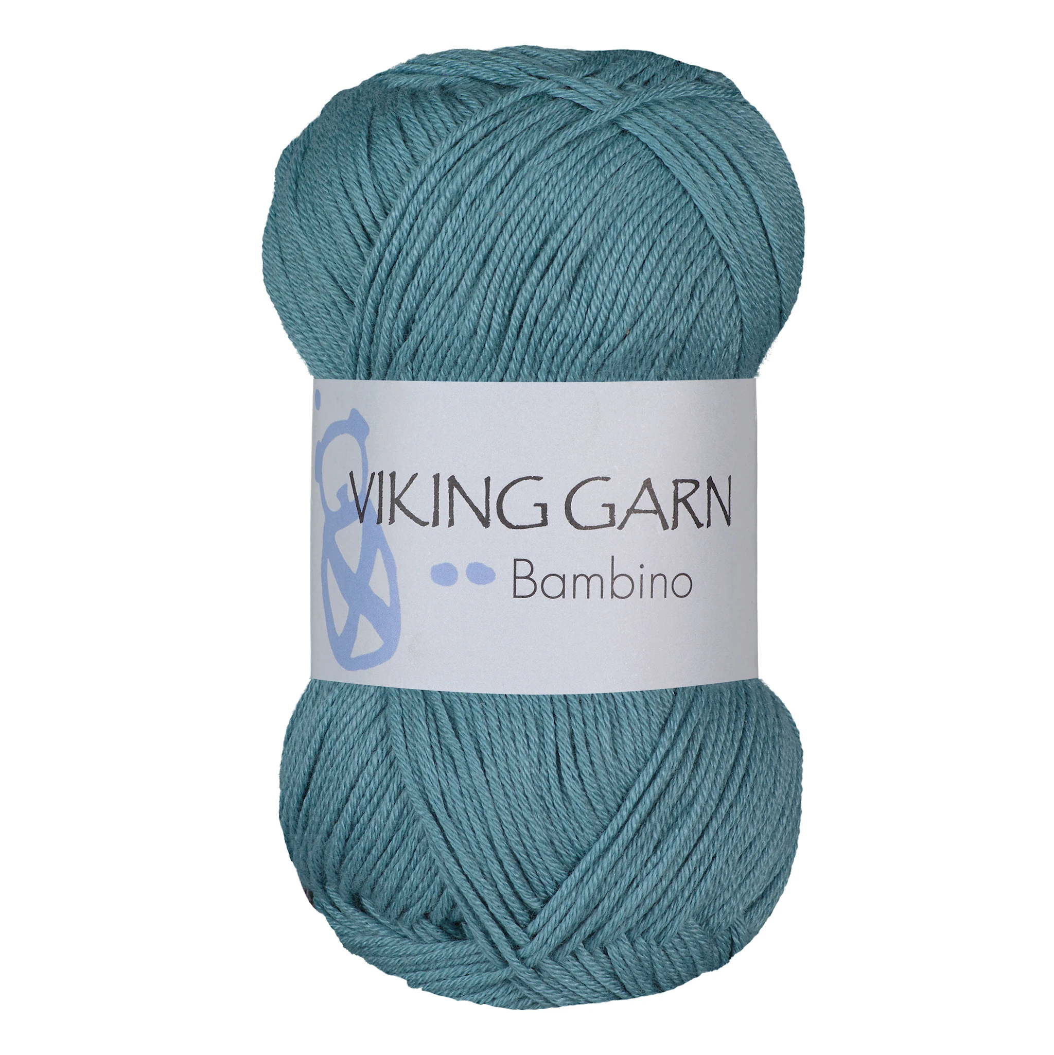Produktbilde for Bambino 50 g Petrol 428 Viking Garn