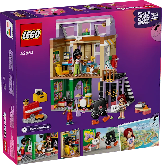 Tuotekuva 4 - Musiikkikauppa ja asunto LEGO® Friends (42653)