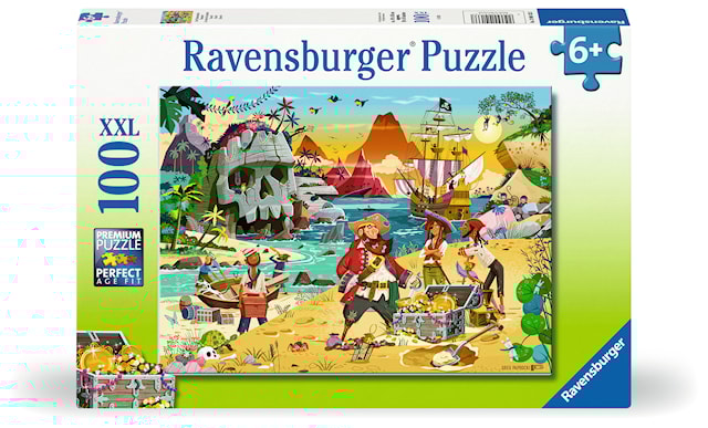 Produktbilde 1 for Skatt 100 XXL-brikker, Ravensburger