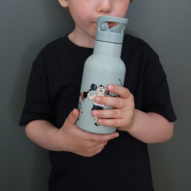 Tuotekuva 3 - Peppi Pitkätossu Sirkus Vesipullo Vihreä Rätt Start