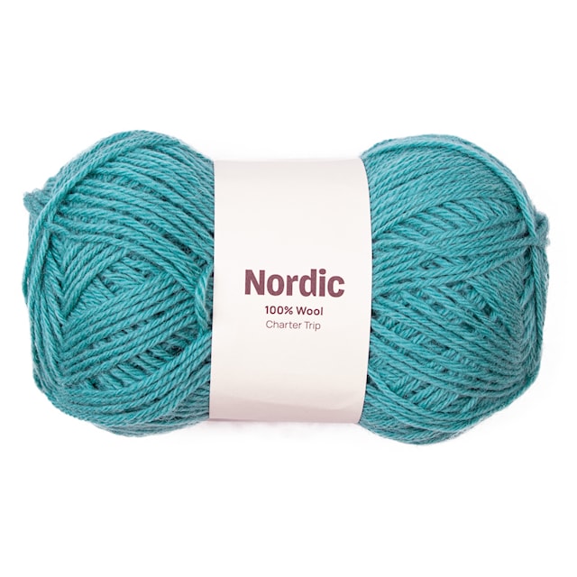 Nordic 100% ull 100 gr Charterresa turkos A840  Adlibris