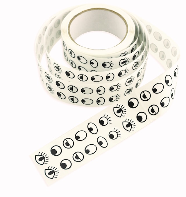 Klistermärken Ögon 2000-p, Playbox