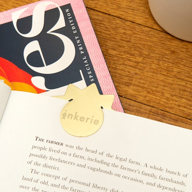 Produktbilde 3 for Bokmerker Messing 4-pakke Inkerie