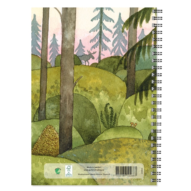 Tuotekuva 2 - Luonnoslehtiö A5 Maria Thore Kettuhäntä Gullers