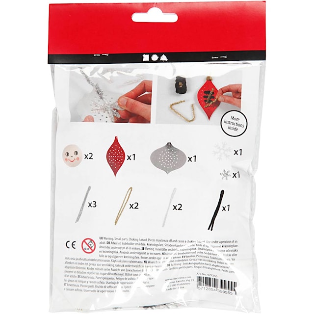 Produktbild 3 för Mini DIY Kit, utstansade dekorationer, 1 set