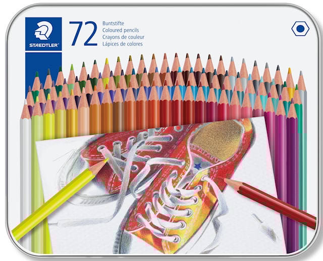 Fargeblyanter 72 stk. Staedtler
