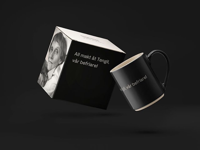 Produktbild 4 för Astrid Lindgren Mugg All Makt Åt Tengil 35 cl Svart, Design House Stockholm