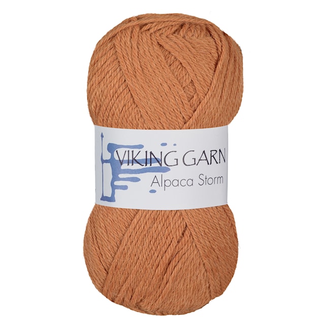 Alpaca Storm Garn Alpackamix 50 g Orange 551 Viking Garn