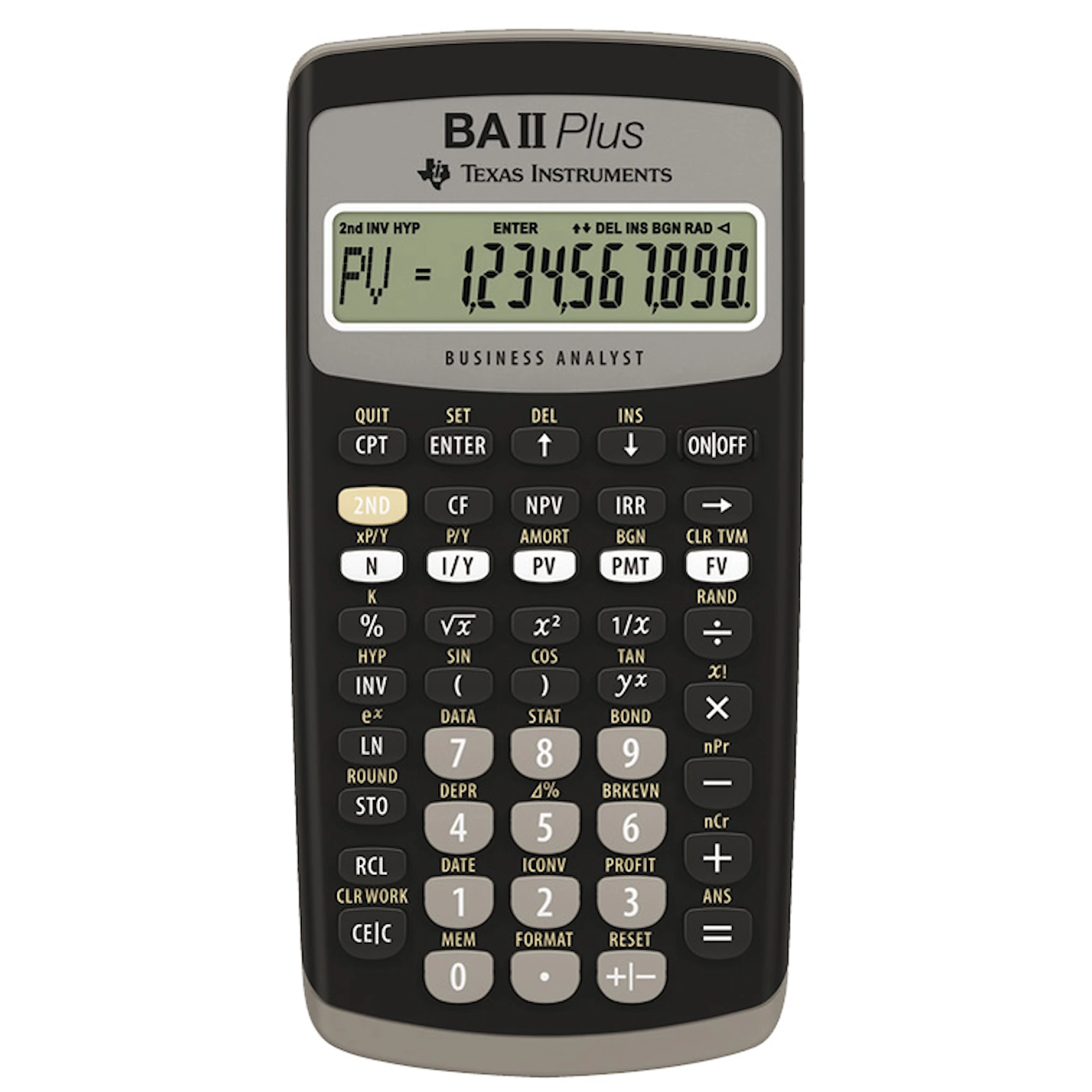 Tuotekuva ille TI-BA II Plus Talouslaskin  Texas Instruments
