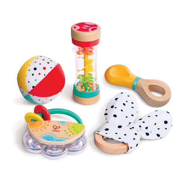 Produktbilde 1 for Hape 5-i-1 sensorisk lekesett for baby
