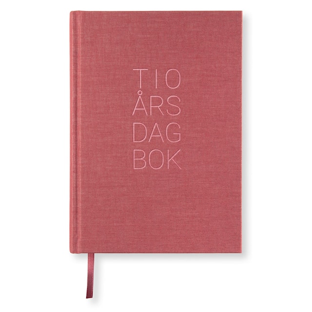 Produktbild 1 för 10-Års Dagbok A5 Red Twist Paperstyle