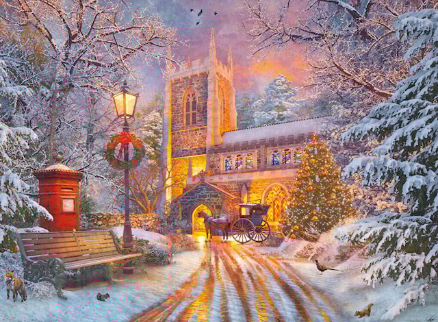 Tuotekuva 2 - Magical Christmas Starline Palapelit 500 palaa, Ravensburger