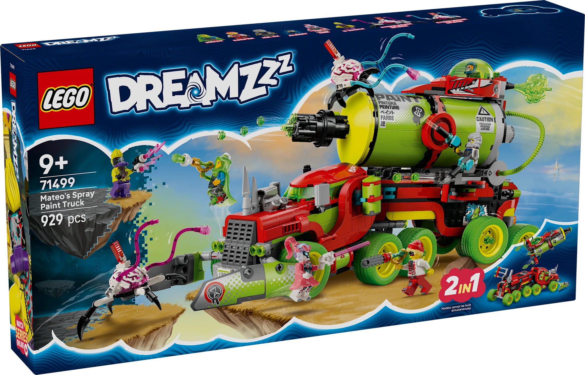 Tuotekuva ille Mateon spraymaaliauto LEGO® DREAMZzz (71499)