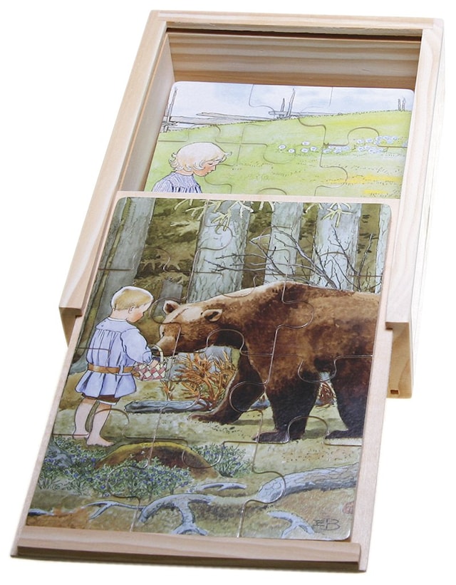 Beskows visor 4x träpussel