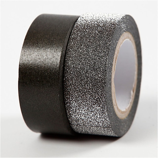 Produktbilde 3 for Designtape, B: 15 mm, svart, 2 rl./ 1 pk.