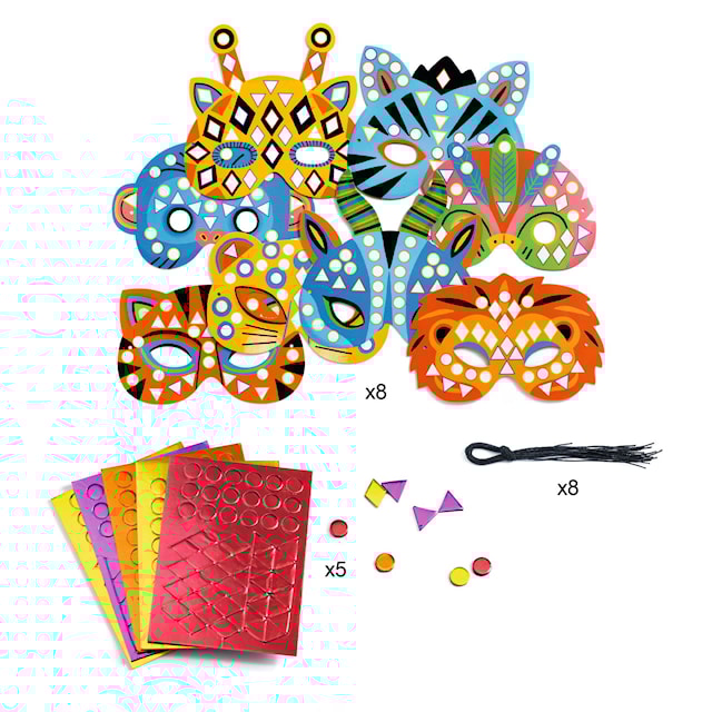 Produktbilde 3 for Jungelmasker, Do It Yourself, Djeco