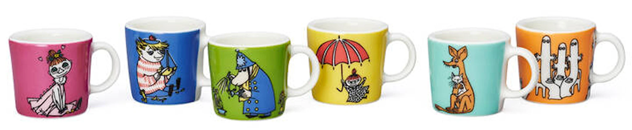 Tuotekuva ille Arabia Muumi-minimukit, 3. klassikot, 6 kpl/pakkaus