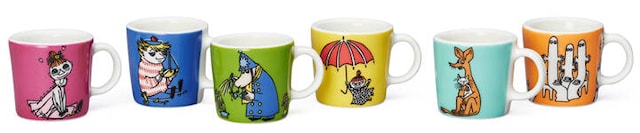 Arabia Muumi-minimukit, 3. klassikot, 6 kpl/pakkaus