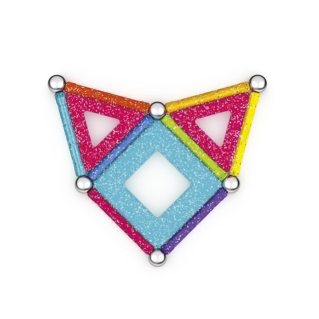 Produktbild 3 för Geomag Glitter Recycled 22 delar