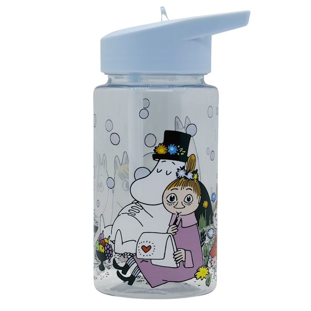 Produktbild 1 för Mumin Skärgård Vattenflaska i plast Rätt Start