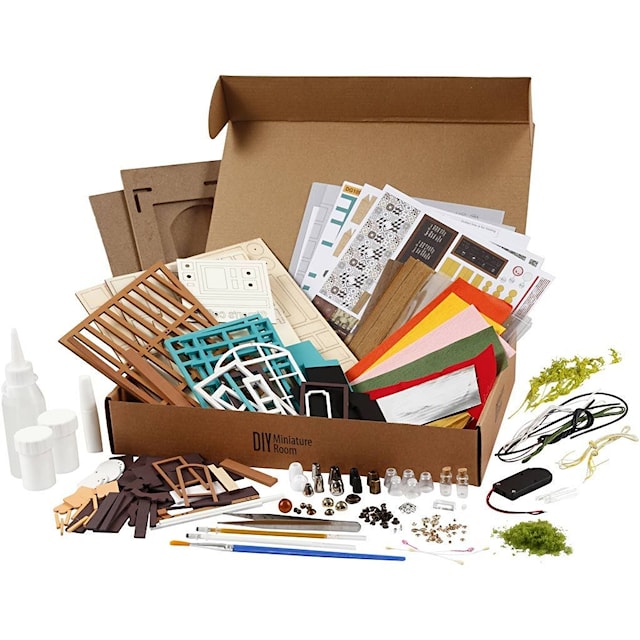 Produktbilde 2 for Miniatyrrom, Kaffebar, H: 19 cm, L: 22,6 cm, B: 19,4 cm, 1 stk.