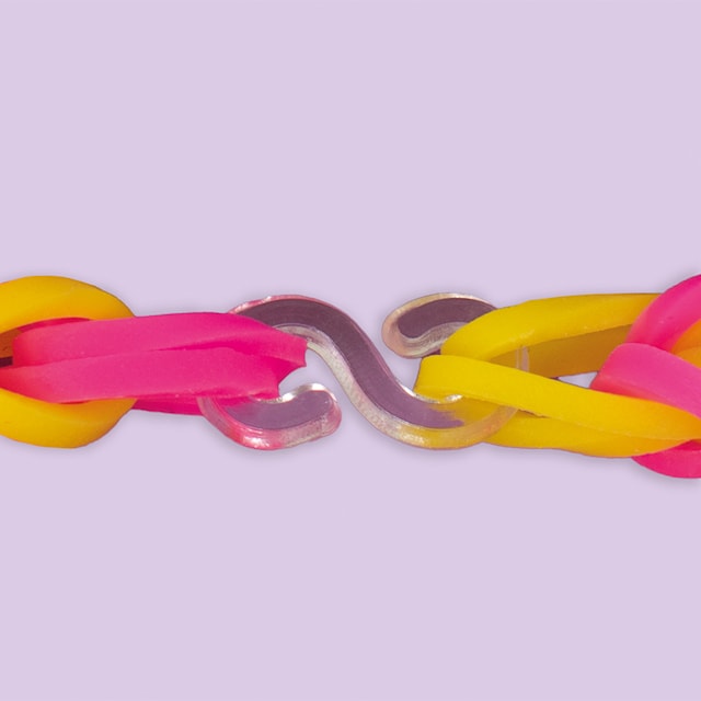 Tuotekuva 2 - Loom bands clips 60pcs Playbox