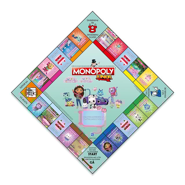 Produktbilde 2 for Monopoly Junior - Gabby's Dollhouse (DA/SE)