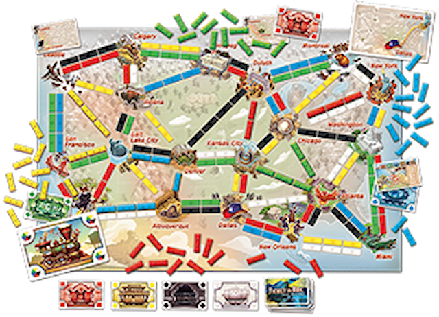 Tuotekuva 2 - Ticket To Ride, First Journey, Lastenpeli