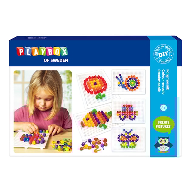 Produktbilde 2 for Hobbysett Fargemosaikk 120 stk. Playbox