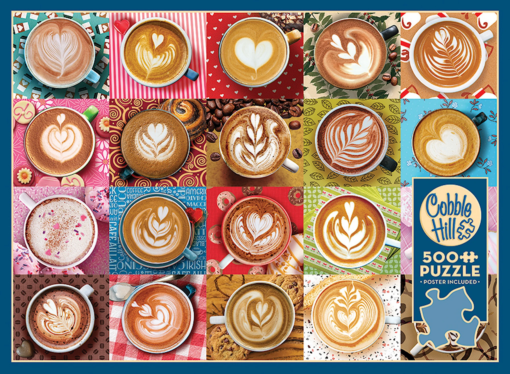 Produktbilde for Puslespill Love You A Latte 500 brikker, Cobble Hill