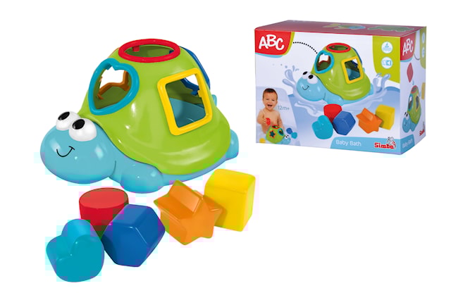 Produktbilde 2 for Bath Toy Floating Turtle Shape Sorter ABC