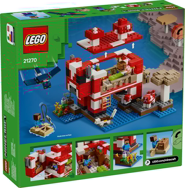 Produktbild 3 för Mooshroomhuset LEGO® Minecraft (21270)