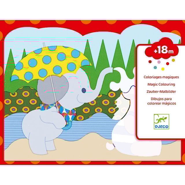 Tuotekuva 3 - Maalaa ja löydä vedellä 4 kuvaa Djeco