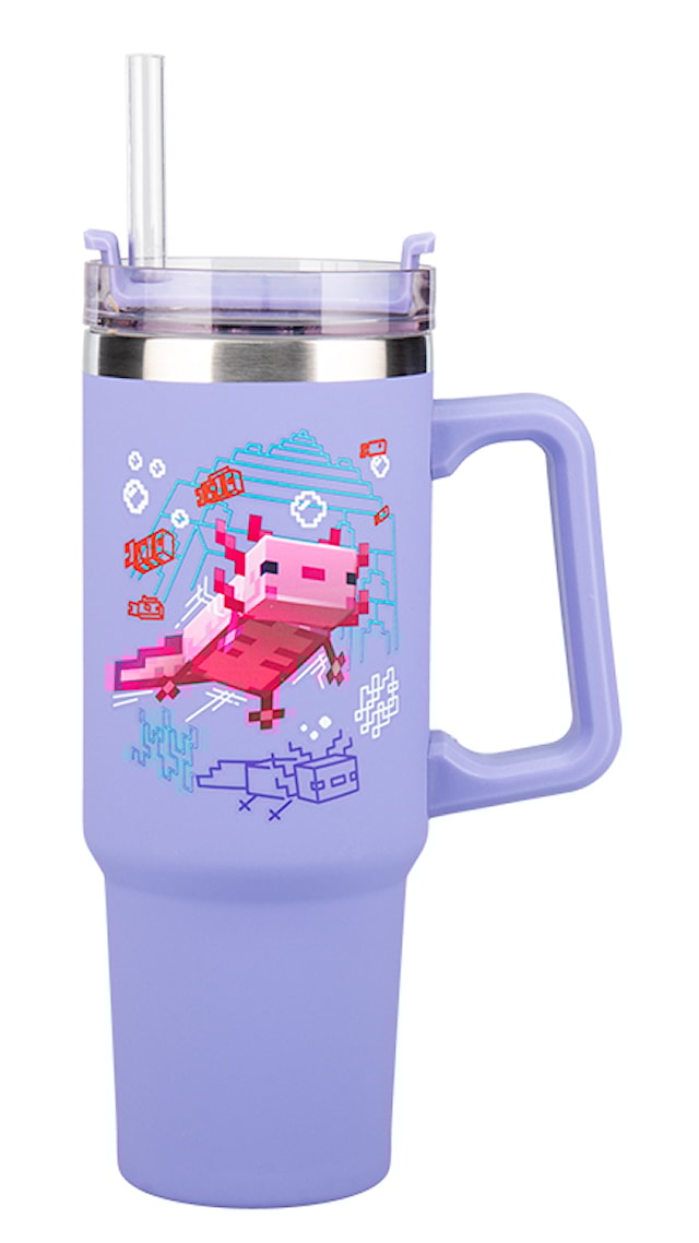 Tuotekuva 2 - Minecraft Violetti 900 ml Eristetty Mukipilli, Paladone