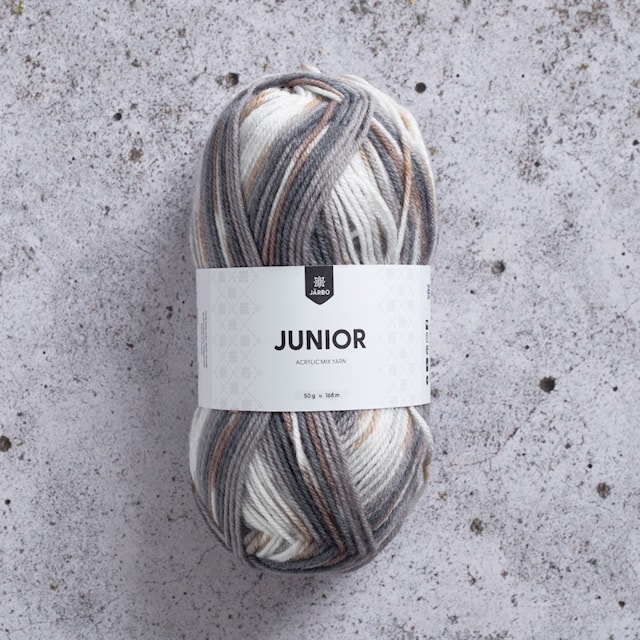 Junior Akryylisekoitelanka 50 g Konvehti-printti (67030) Järbo