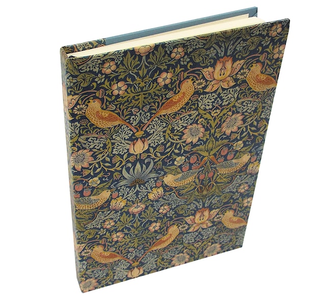 Produktbilde 3 for Skrivebok A5 William Morris, Strawberry Thief, Linjert 96 s