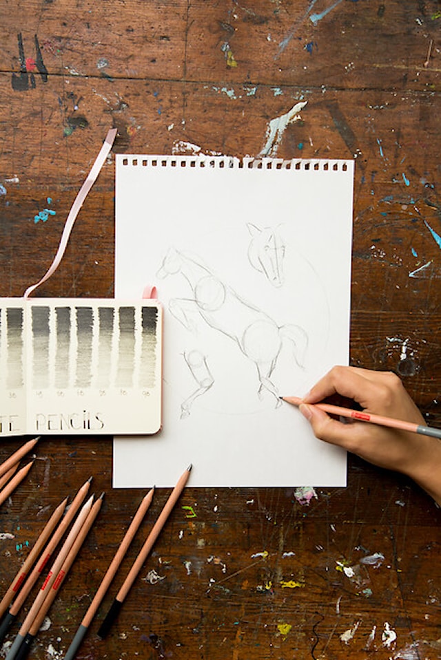 Produktbilde 2 for Talens Art Creation Graphite blyanter, sett med 12