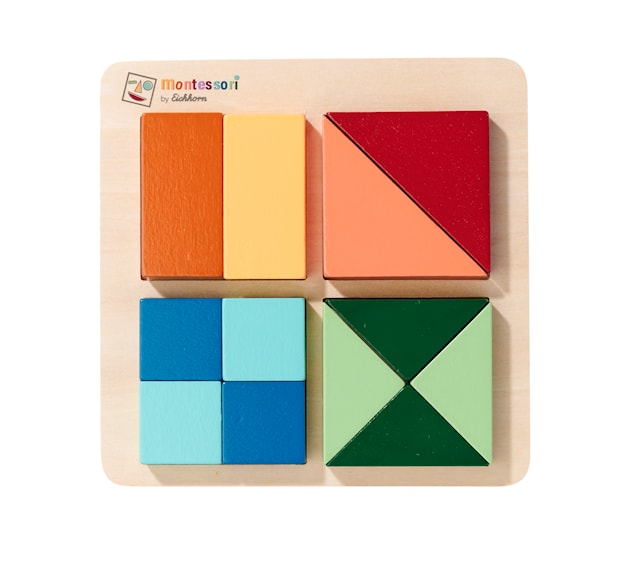 Tuotekuva 2 - Eichhorn Montessori Palapeli Erimuotoisilla Paloilla