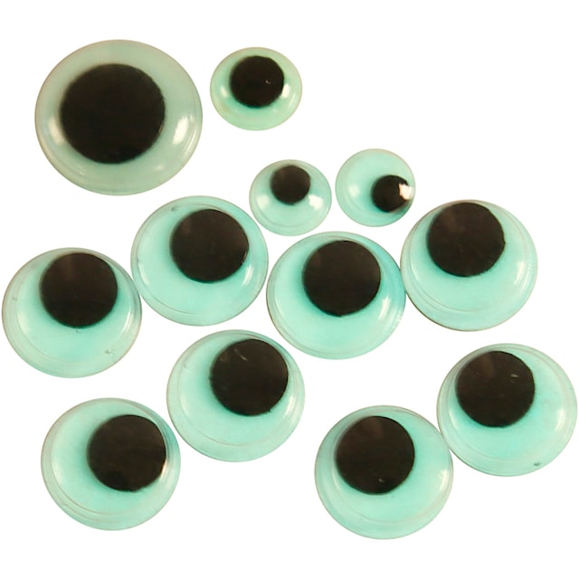 Produktbild 2 för Rullögon Glow in the dark 8+10+14 mm 30-pack