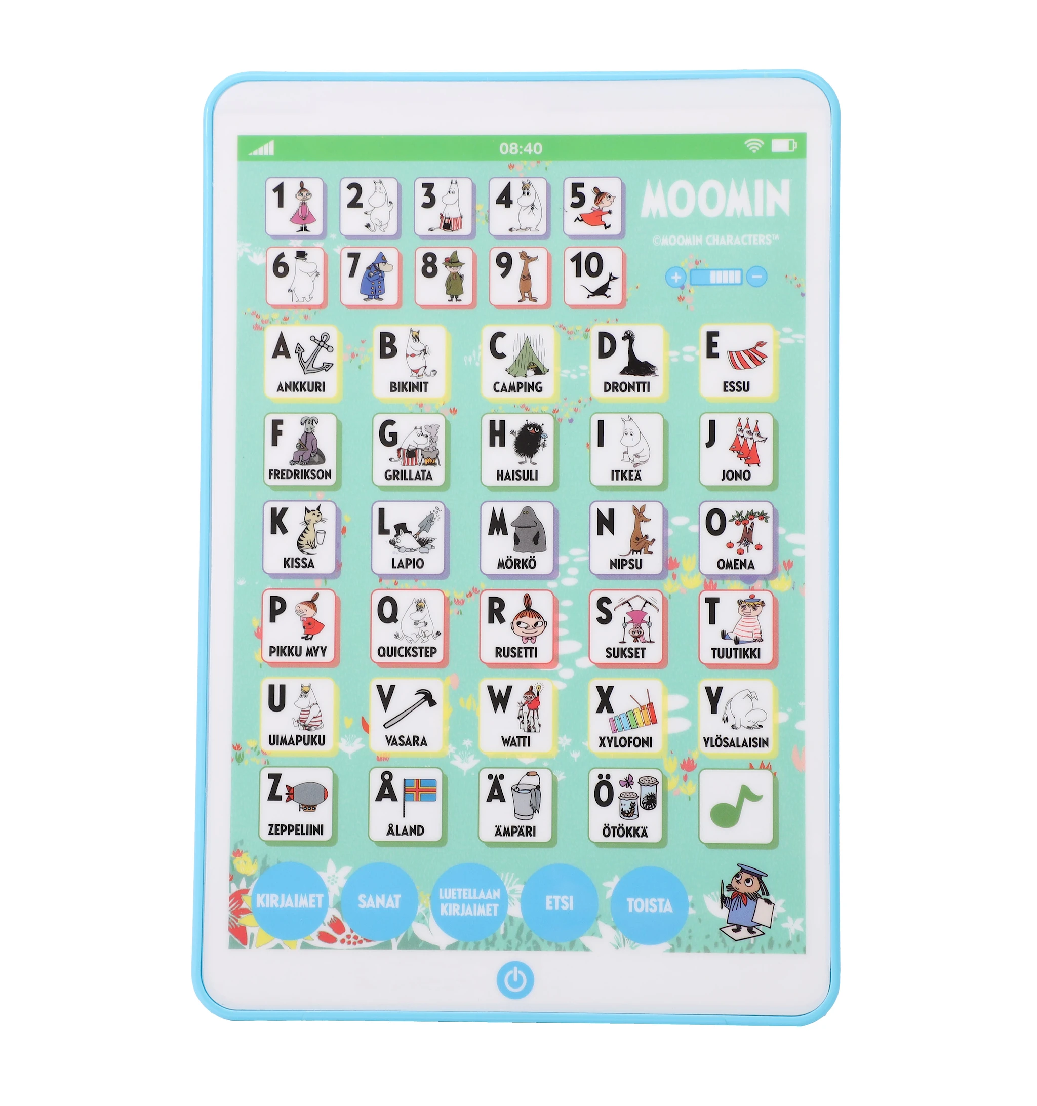 Produktbild för Pedagogisk Leksurfplatta Mumin